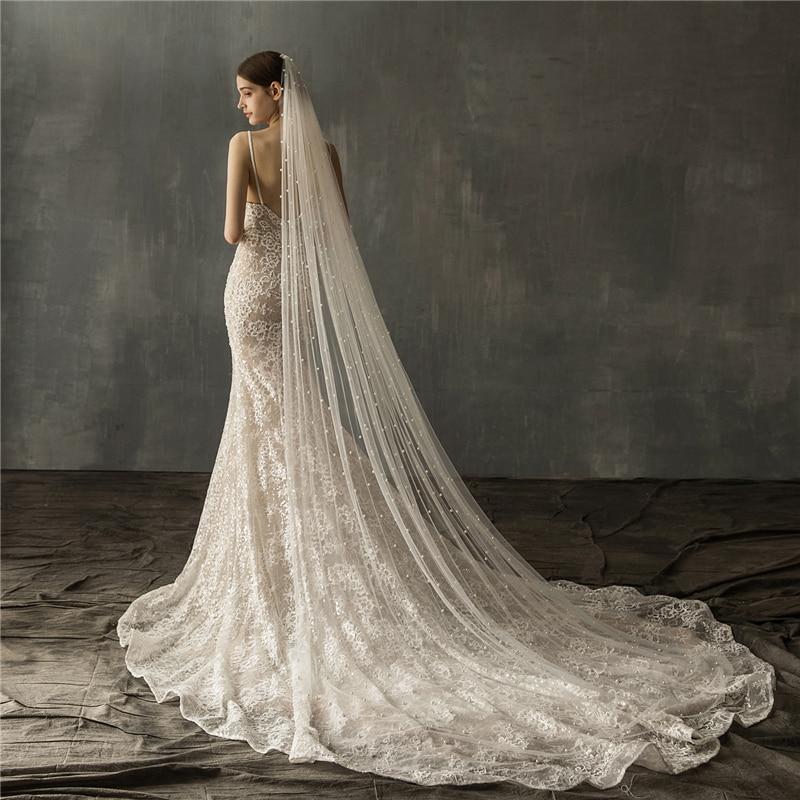 3M Pearls Bridal Veil With Comb - KissProm