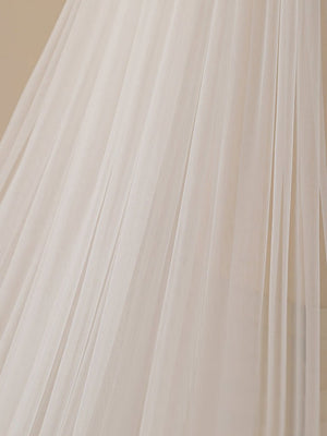 Vintage Flower Lace Cathedral Veil Bridal Veil Wedding Veil - KissProm