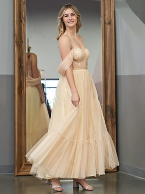Nova | A-Line Tulle Sweetheart Tea-Length Homecoming Dress