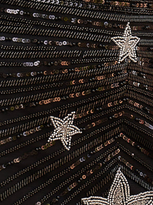 Sparkly Black Bodycon One Shoulder Sequin Star Mini Party Dresses – Homecoming Dresses by KissProm | Available at KissProm