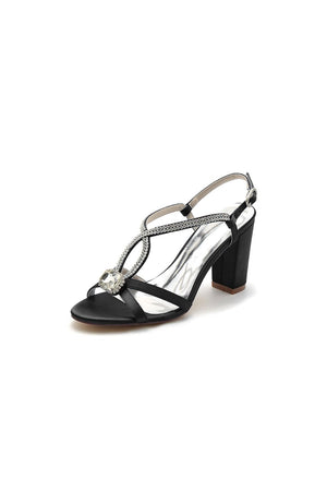 Cross Strap Open Toe High Heels Party shoes - KissProm