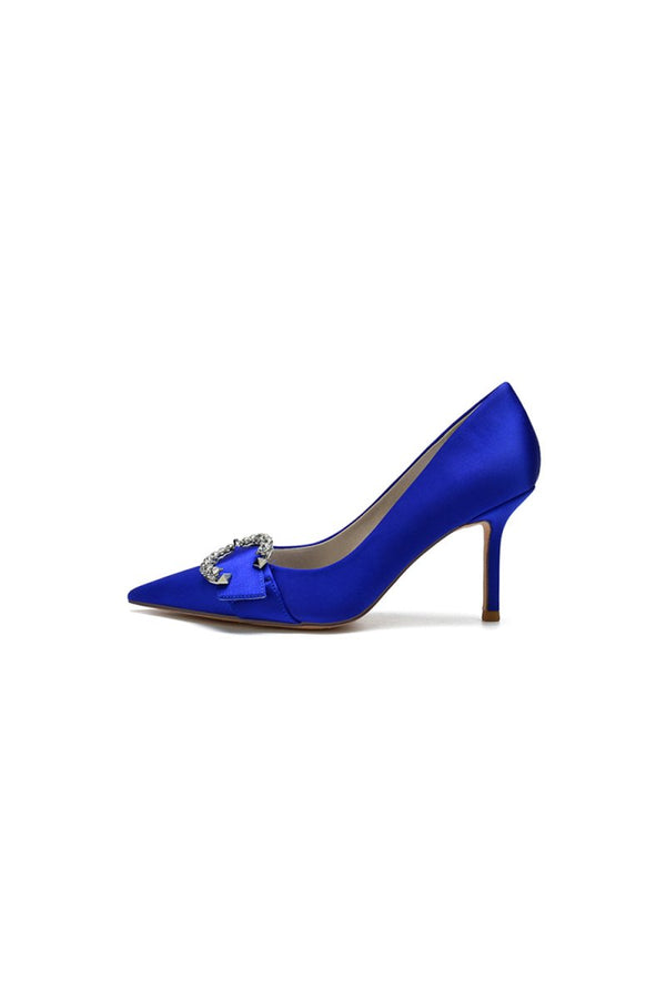 Crystal Cocktail Pointed Toe High Heels - KissProm
