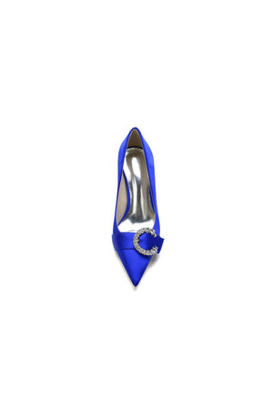 Crystal Cocktail Pointed Toe High Heels - KissProm