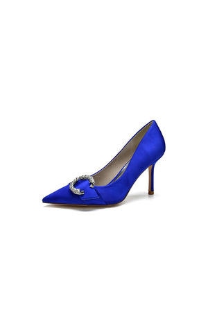Crystal Cocktail Pointed Toe High Heels - KissProm