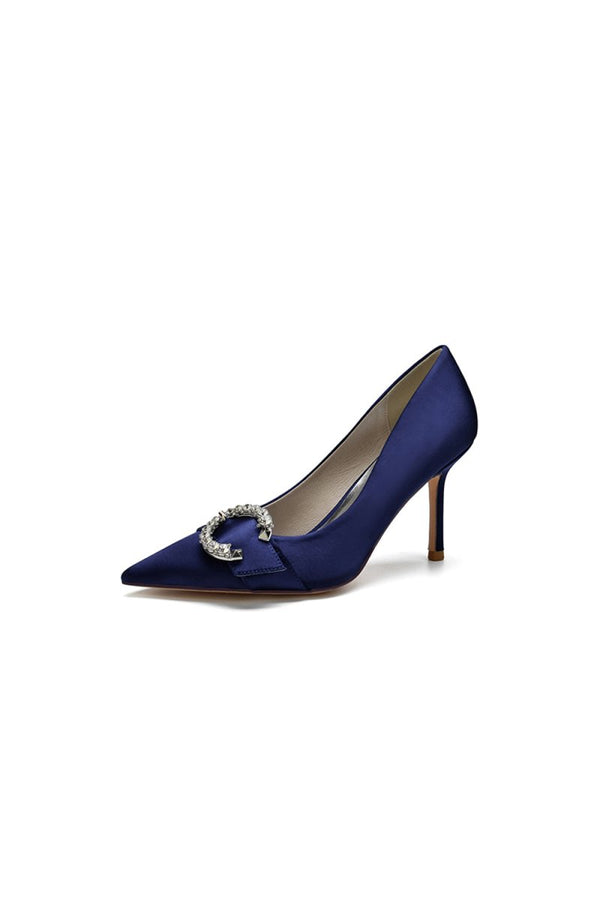 Crystal Cocktail Pointed Toe High Heels - KissProm