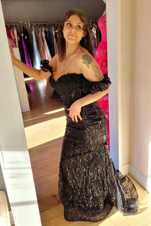 Yellow Ruffle Straps 3D Flower Mermaid Long Prom Dress – Prom Dress by KissProm | Available at KissProm
