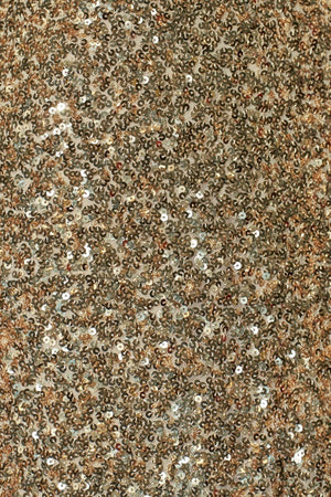 Sparkly Golden Sheath Sequins Long Prom Dress with Slit – Prom Dress by Kissprom | Available at KissProm