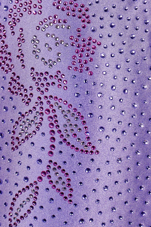 Lilac Halter Mermaid Beaded Satin Long Prom Dresses With Slit - KissProm