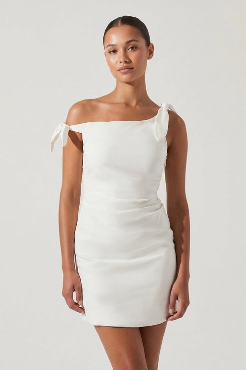 One-Shoulder Sheath Graduation Dress With Bow – Graduation Dresses by KissProm | Available at KissProm