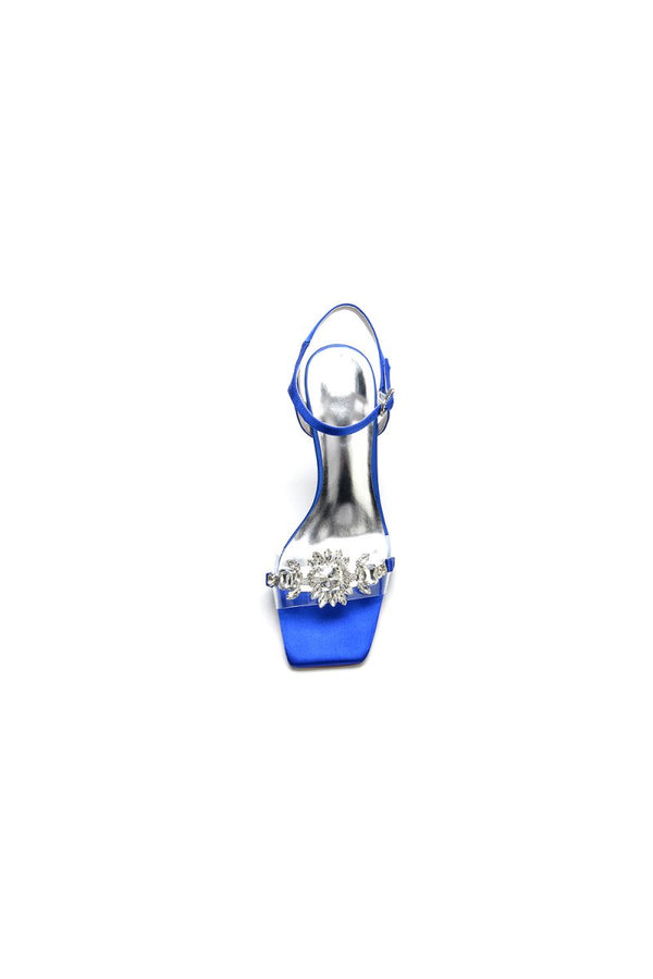 Open Toe Sandals with Rhinestone - KissProm