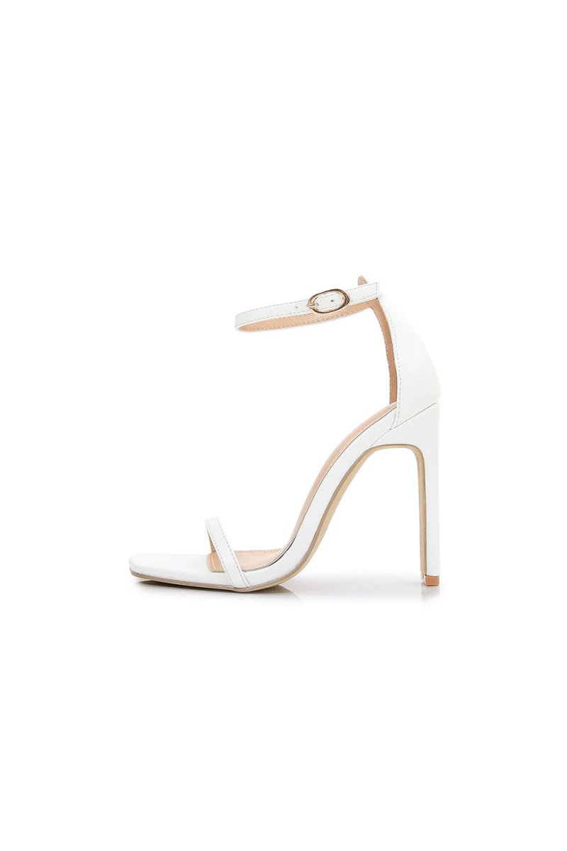 Outdoor Peep Toe Stiletto Heel Shoes With Buckle - KissProm