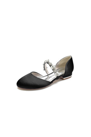 Flats with Rhinestone embellished Strap Party - KissProm