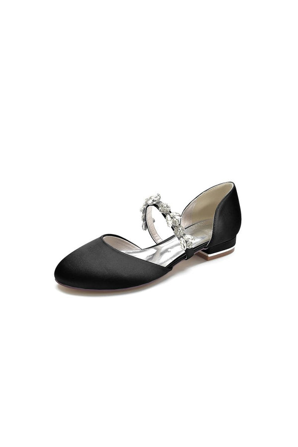 Flats with Rhinestone embellished Strap Party - KissProm