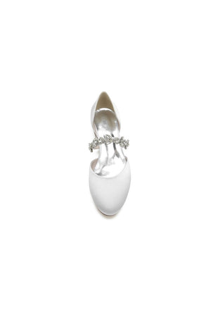 Flats with Rhinestone embellished Strap Party - KissProm