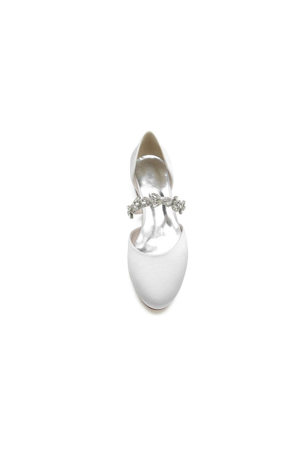 Flats with Rhinestone embellished Strap Party - KissProm