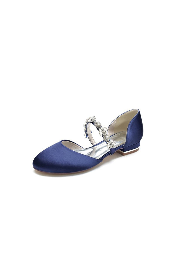Flats with Rhinestone embellished Strap Party - KissProm
