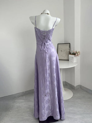 Sage Mermaid Satin Spaghetti Straps Long Prom Dresses – Prom Dresses by KissProm | Available at KissProm