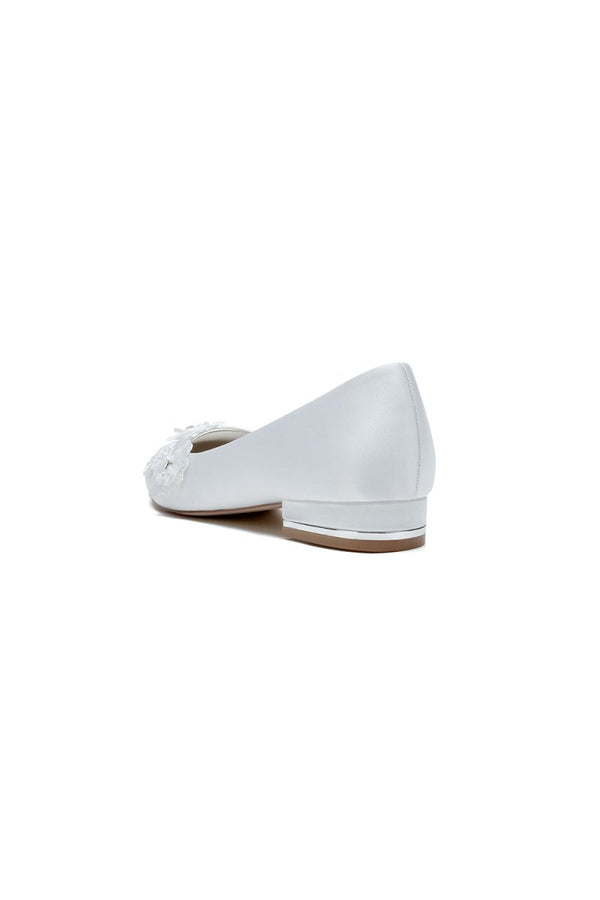 Retro Low Heel Shoes with Lace - KissProm