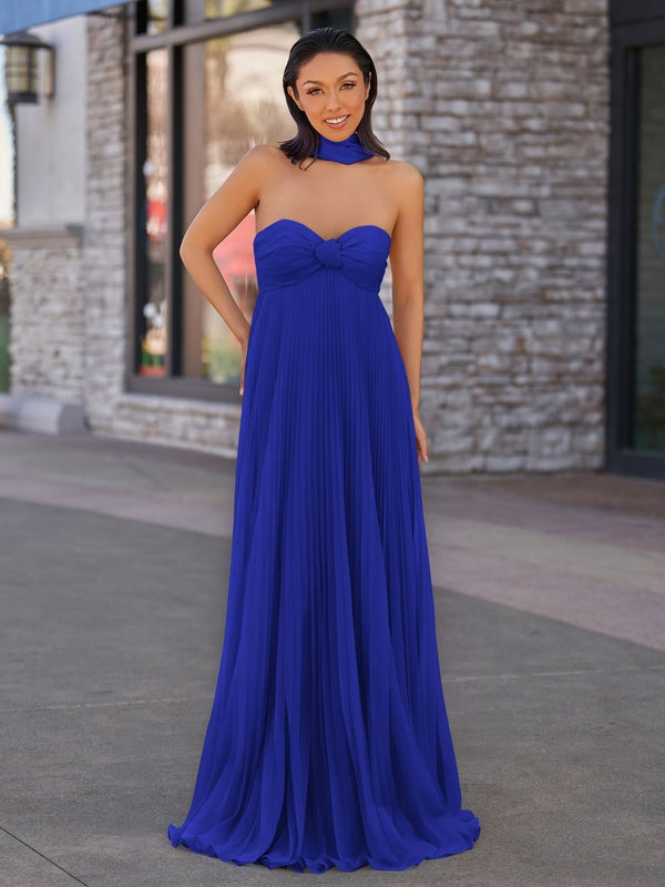 A Line Light Pink Sweetheart Chiffon Long Prom Dress – Prom Dresses by KissProm | Available at KissProm
