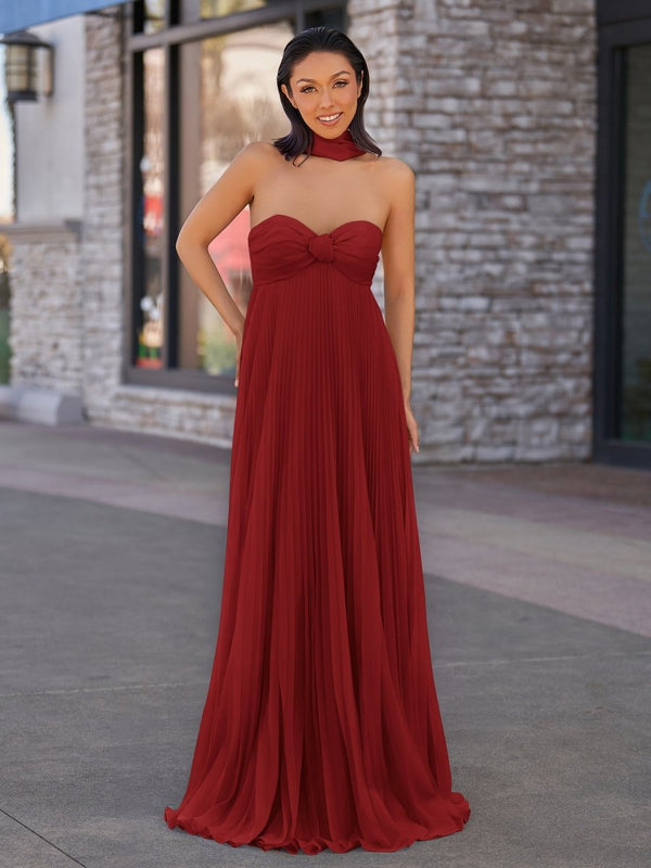 A Line Light Pink Sweetheart Chiffon Long Prom Dress – Prom Dresses by KissProm | Available at KissProm