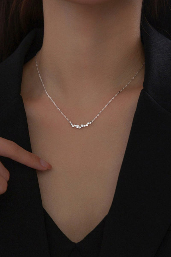 Smile Diamond Pendant Necklace - KissProm