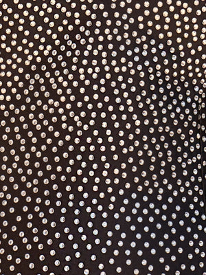 Calliope |Bodycon Black Beaded Satin Homecoming Dress