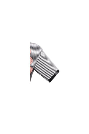 Stripe & Polka Dots Buckled High Heel Shoes - KissProm
