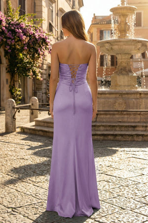 Sweetheart Aqua Blue Sheath Long Prom Dresses – Prom Dresses by KissProm | Available at KissProm